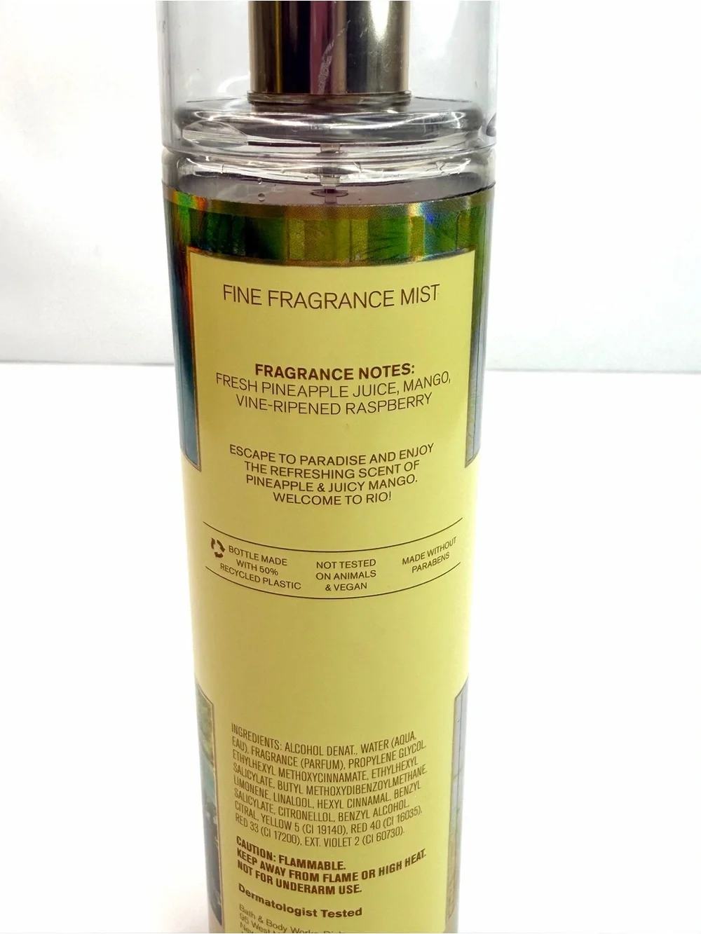 Bath & Body Works Rio Pineapple Mango Fine Fragrance Mist Body Spray